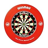 WINMAU Printed Red Dartscheibe Surround Suitable for All Bristle Dartboards